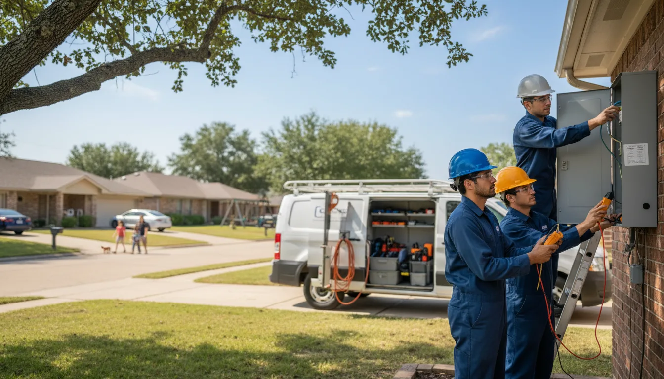 Certified electrician providing emergency electrical services in Spring Glen, PA
